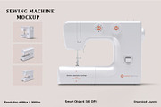 Sewing machine Mockup, a Household Mockup by zpackcreative (Thumbnail 1 of 5)