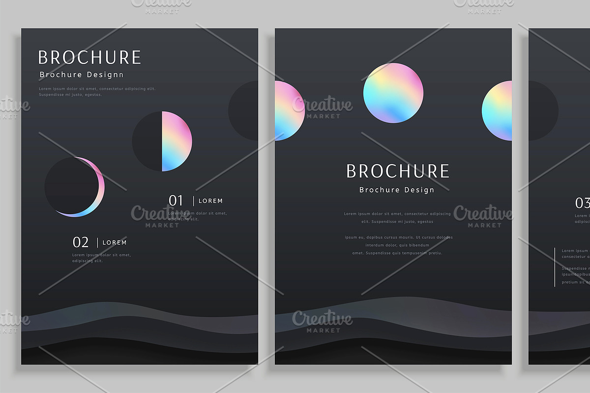 Cover template in moon concept, a Brochure Template by TotallypicRF