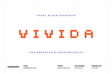 Vivida Pixel Font Family