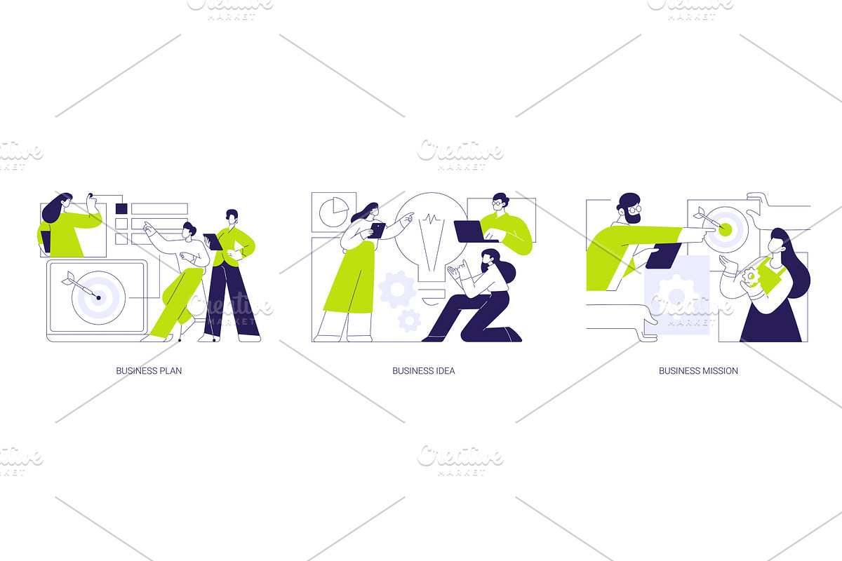 Business development isolated, a Finance Illustration by Visual Generation