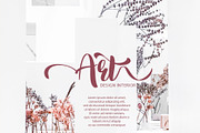 Rustic Wedding font, a Script Font by WAP (Thumbnail 4 of 9)