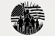 America Worker Vector Bundle, an Illustration by jahid234 (Thumbnail 8 of 21)