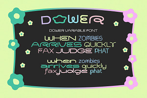 Dower - Playful Display Font