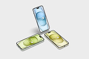 iPhone 15 Plus Mockup, an iPhone Mockup by Graphicbars (Thumbnail 7 of 17)