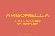 Amborella | Wide Display Typeface, a Sans Serif Font by Yesterday's Type (Thumbnail 1 of 3)