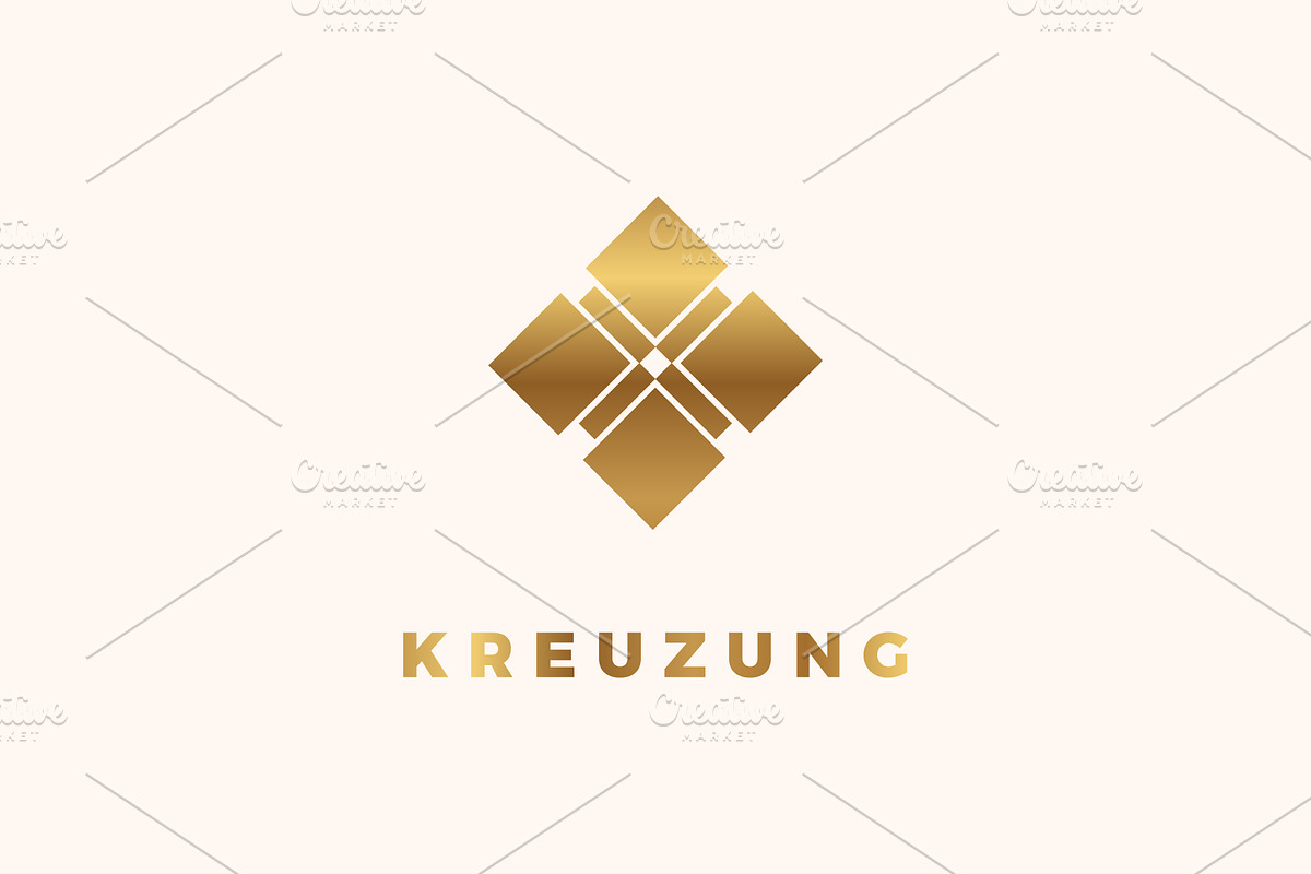 Crossroad kreuzung logo design, a Branding & Logo Template by MuzaInspires (Photo 2 of 4)