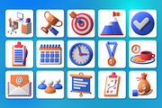 3D Job and Career Icon Set, a Characters & Person 3D Model by Flat Icons (Thumbnail 7 of 8)
