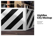 Outdoor Hoarding Mockup Bundle, an Advertising Mockup by HAZARD MOCKUPS (Thumbnail 3 of 12)