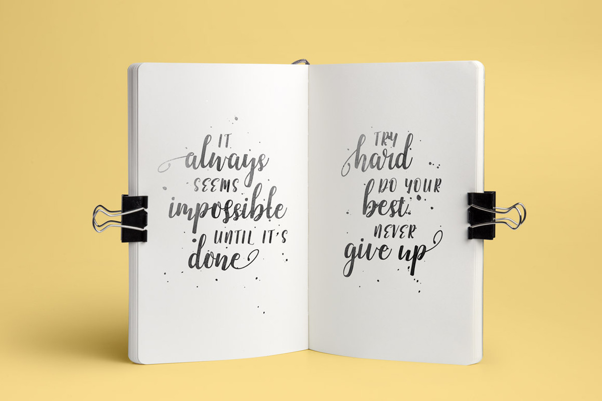 Emellie Script Font preview 5