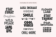 Retro Font Bundle | 14 Groovy Fonts, a Font by KA Designs (Thumbnail 2 of 11)
