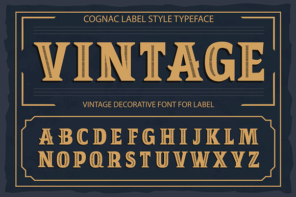 Vintage OTF vintage label font. preview 3