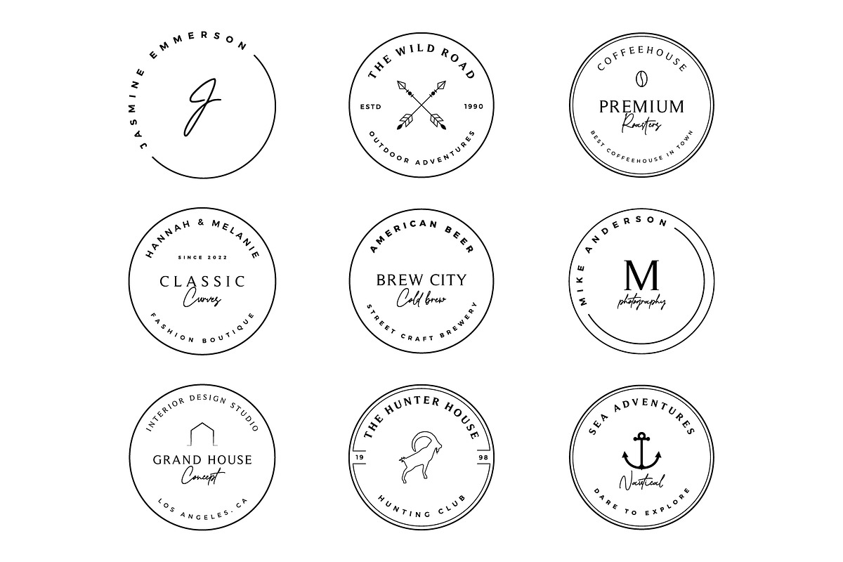 9 Stamp Logos, a Branding & Logo Template by ChicGraphix (Photo 1 of 9)