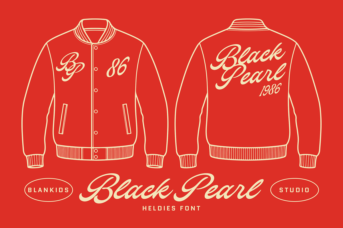 Heldies – Retro Vintage Script Font, a Script Font by Blankids Studio (Photo 10 of 12)