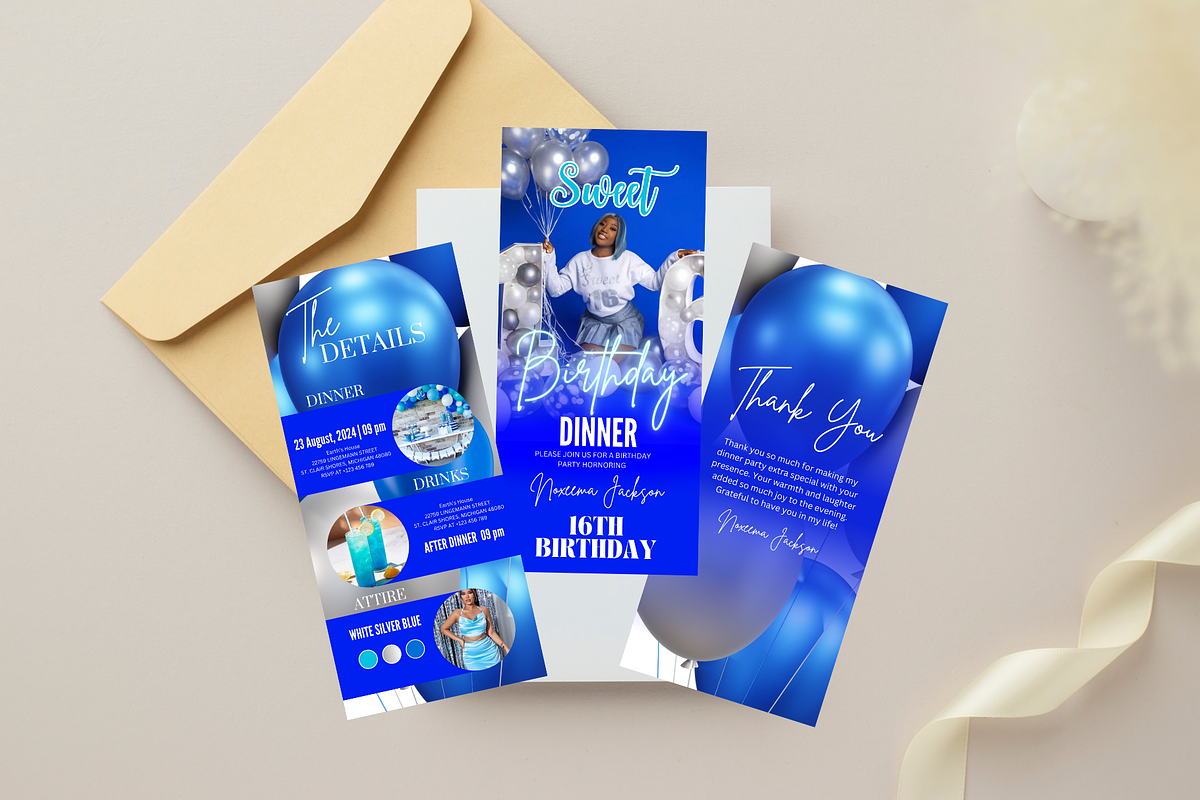 Sweet 16 Birthday Invitation preview 4
