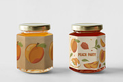 Peach Party Clipart Set Summer Fruit, a Food Illustration by Vaniuta_Art (Thumbnail 2 of 3)