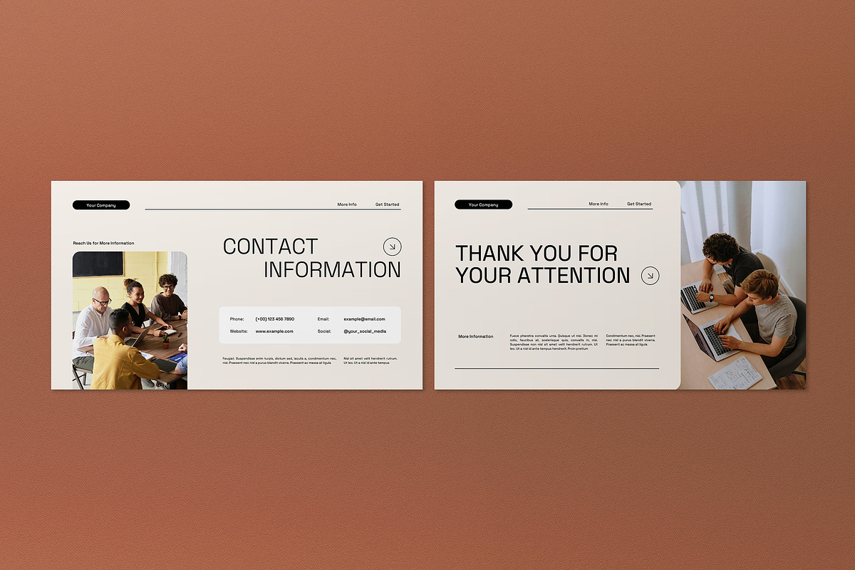 Beige Project Proposal Google Slide, a Presentation Template by graphicook (Photo 4 of 4)
