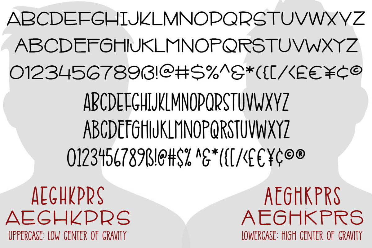 Mr. Stretch & Mr. Stout Fonts preview 2