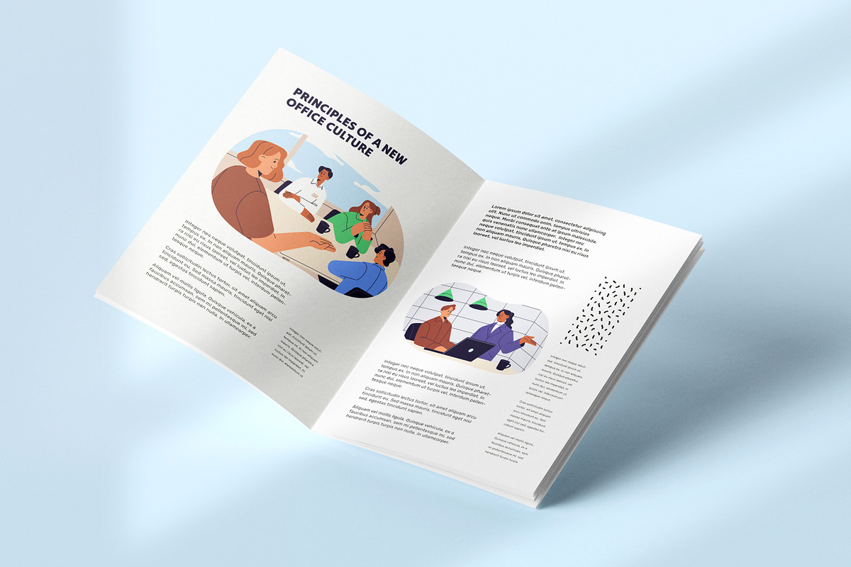 Office work, business communication, a Work Illustration by PaperTrident (Photo 6 of 6)