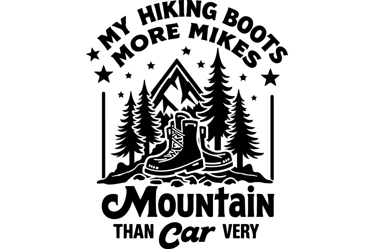 Adventure Hiking Shirt Bundle, an Object Graphic by Creativeshirt (Photo 9 of 10)