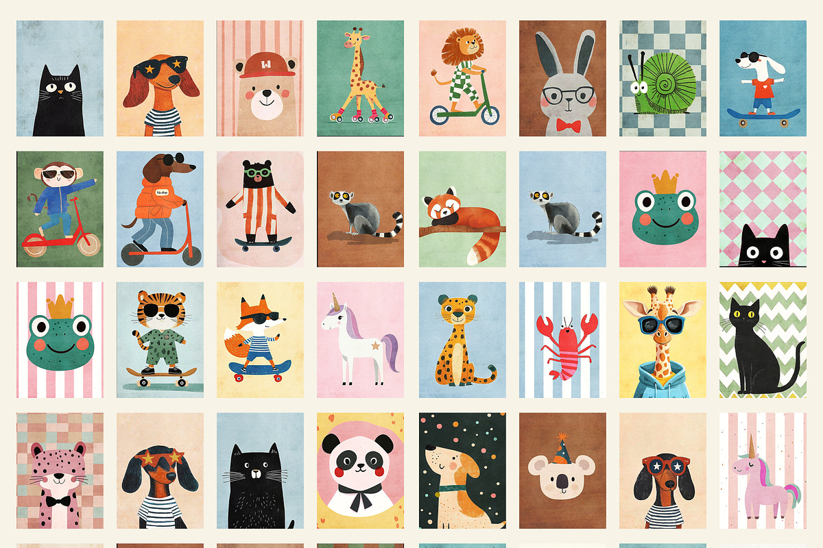 Nursery Print Bundle - 120+, a Background Graphic by Artemsky (Photo 8 of 9)