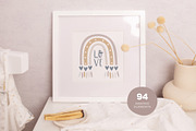 Funny animal faces and rainbows, an Animal Illustration by Moony Рatterns (Thumbnail 5 of 12)