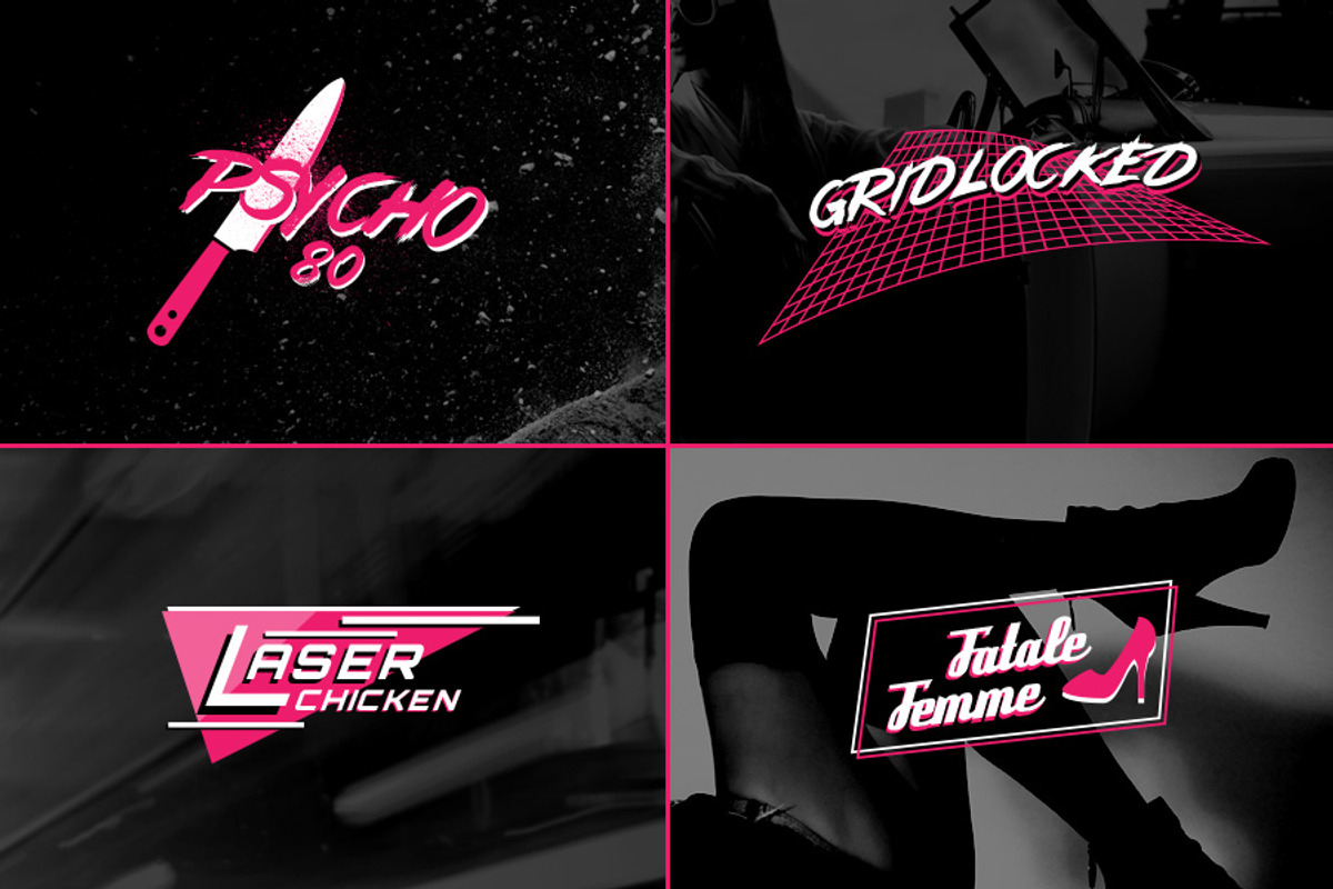 The 80's Action Badges