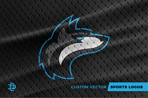 Wolves Custom Sports Logo