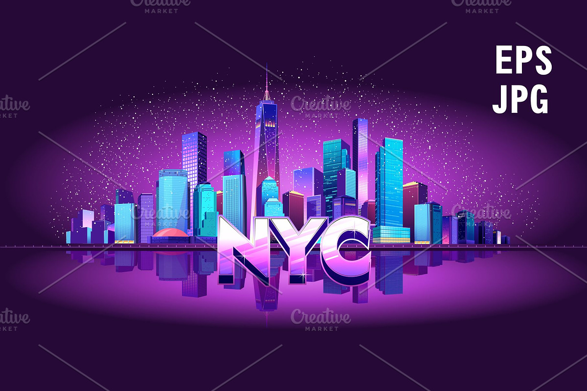 New York City, a Background Graphic by alena.sipilova
