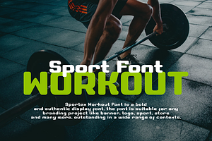 Sportex Workout Font