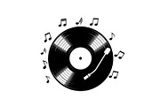 Vintage Vinyl Record & Turntable Bun, an Illustration by Creativeshirt (Thumbnail 7 of 31)
