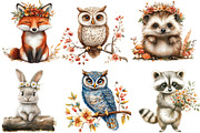 Woodland Floral Animal Creatures, an Illustration by Designworld (Thumbnail 3 of 6)