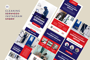 Cleaning Services Instagram Story, a Social Media Template by Pixelpick