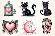 Love Gothic Valentine Sublimation, a Work Illustration by Dream Creation (Thumbnail 5 of 5)