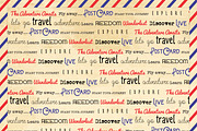 Bon Voyage Travel Digital Paper, a Pattern Graphic by Kiwi Fruit Punch (Thumbnail 3 of 3)