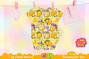 Mango Spark Drink Seamless Pattern, a Background Graphic by K.JackArtwork (Thumbnail 5 of 8)