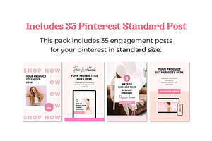 490 Social Media Bundle For Canva