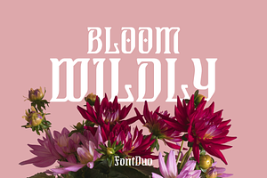 Vienna Bloom Art Nouveau Font