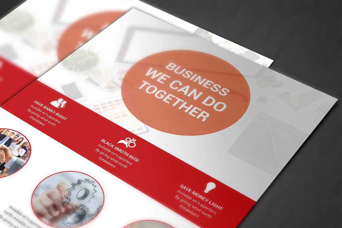 Multipurpose Business Flyers Templat, a Flyer Template by AfzaalGraphics (Photo 4 of 4)