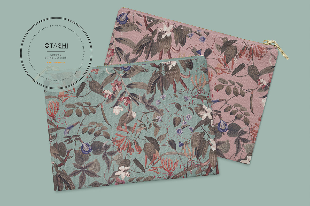 Botanique Luxe Pattern Designs, a Pattern Graphic by TSTUDIO (Photo 6 of 12)