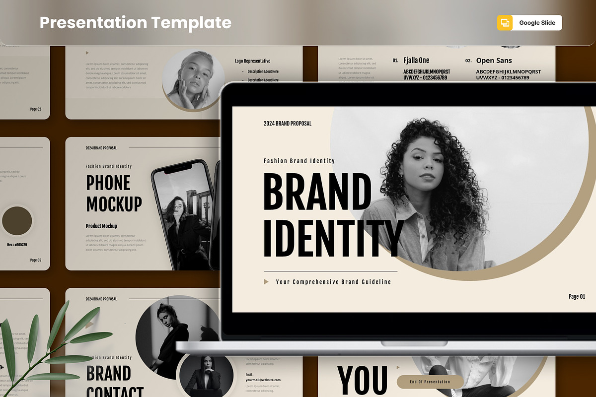 Brand Identity Google Slide Template