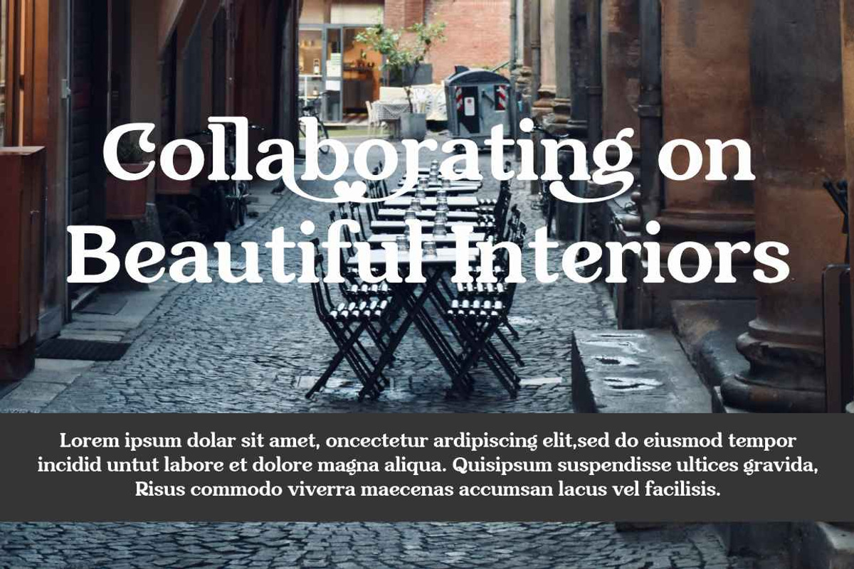 Distraction, a Serif Font by studiobasic (Photo 3 of 9)