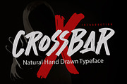 Crossbar - Natural Hand Drawn Font, a Font by Gassstype (Thumbnail 1 of 8)