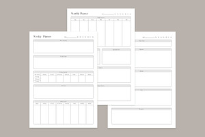 Generic Planning Pages Set V-15