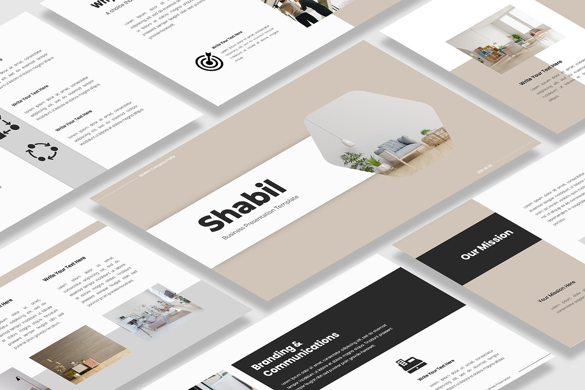 SHABIL PowerPoint Template, a Presentation Template by Boinah Studio (Photo 3 of 7)