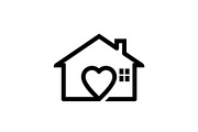 50 Home Love Heart House Icon Set Bu, an Illustration by Gaye Art (Thumbnail 26 of 51)