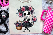 Halloween Skeletons Wedding Clipart, an Illustration by CreationArt (Thumbnail 9 of 9)
