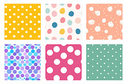 Easter Polka Dot Seamless Patterns, an Illustration by Dream Creation (Thumbnail 6 of 7)