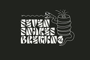 NEW WAVE - display font, a Sans Serif Font by Tropical Type (Thumbnail 8 of 11)