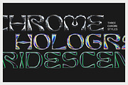 Chrome 3 in 1 Effects Collection, a Texture Graphic by mockstar (Thumbnail 2 of 7)