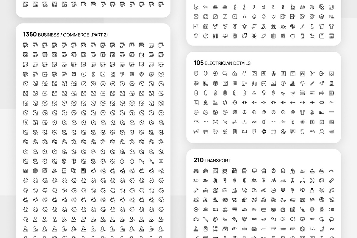 7000 Premium outline icons bundle, an Outline Icon by AIWD (Photo 5 of 13)